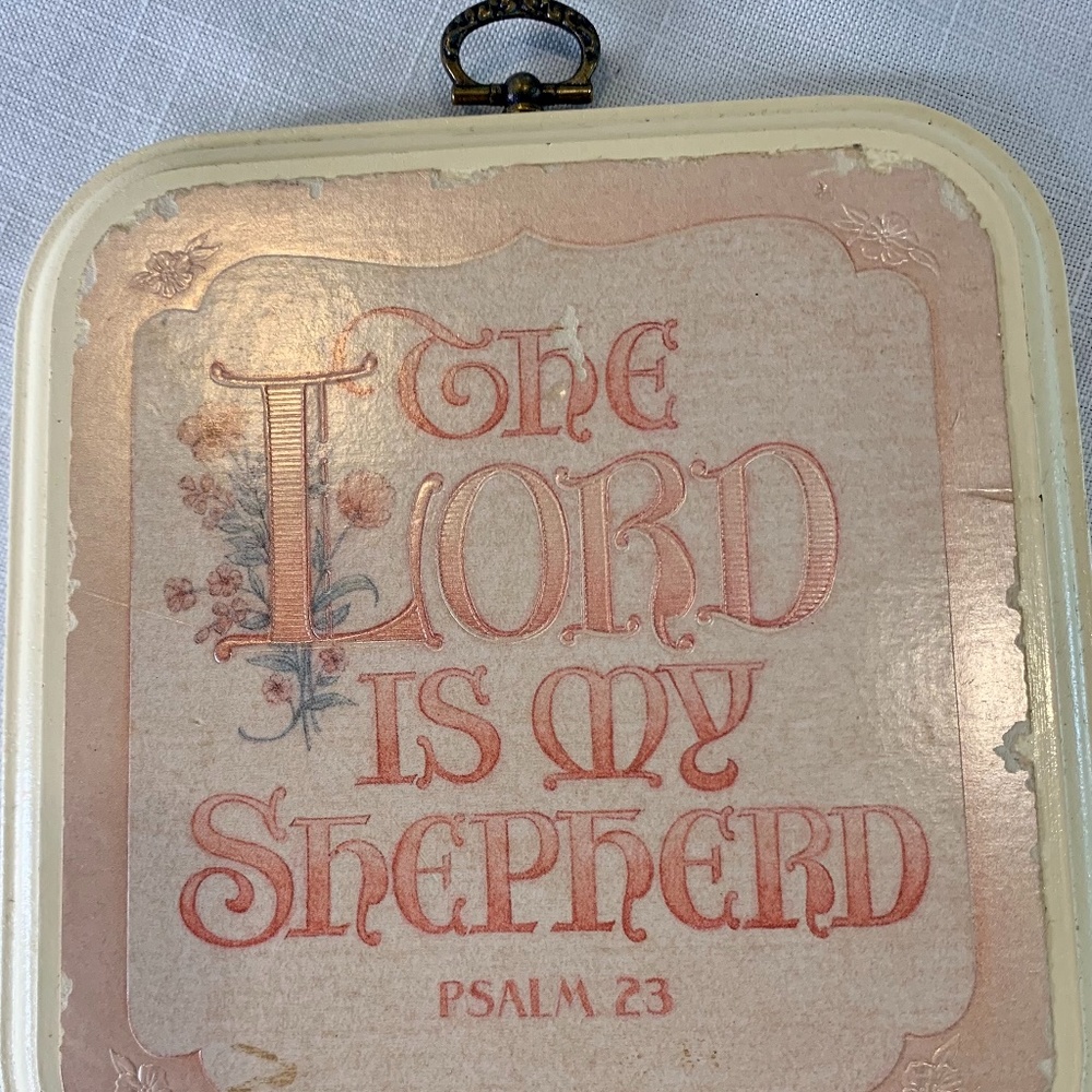 Hallmark Psalm 23 plaque‎